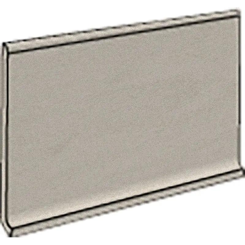 Atelier White Honed Cove Base Concrete Look Porcelain Moldings 6x12