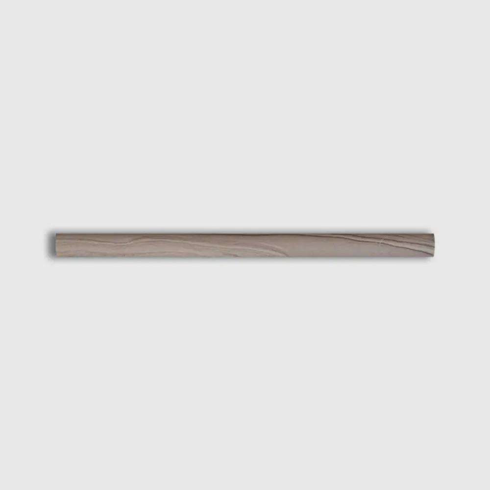 Athens Grey Dark Honed Bullnose Marble Moldings 3/4x12