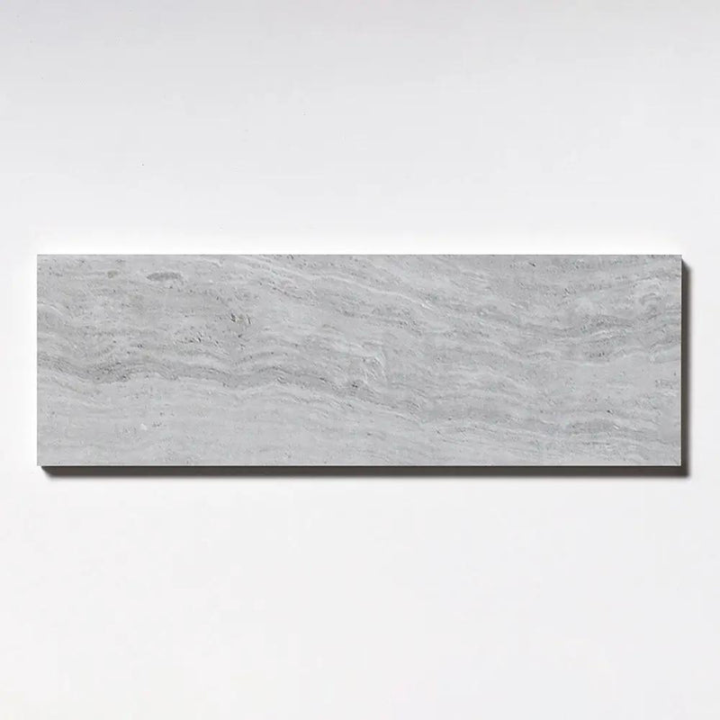 Athens Grey Light Honed Subway Marble Tiles 4x12