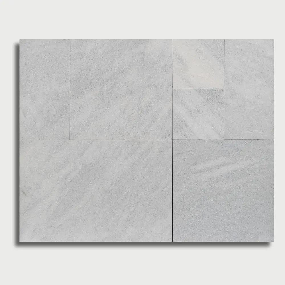 Harbor Blue Sandblasted French Pattern Marble Pavers French Pattern