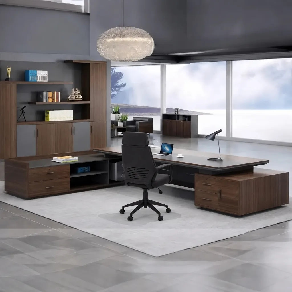 Atlas · Grand L-Shaped Executive Desk