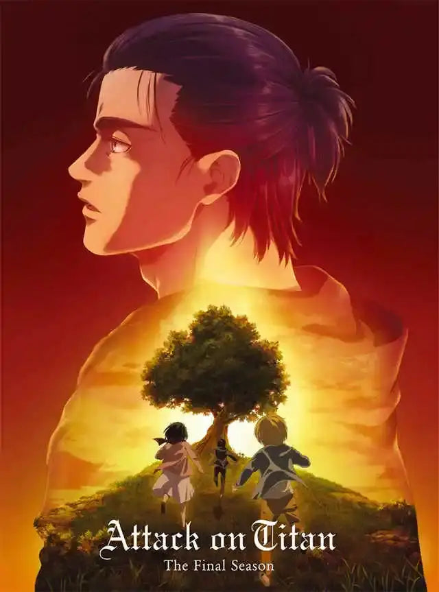 Attack on titan final season bedroom wall art poster