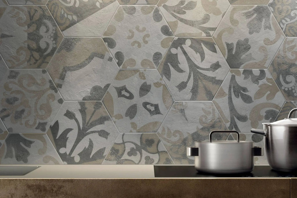 Attitude Simply Grey Concrete Look Porcelain Tiles 12x24