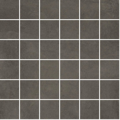 Attitude Calm Brown Cove Base Concrete Look Porcelain 6x12