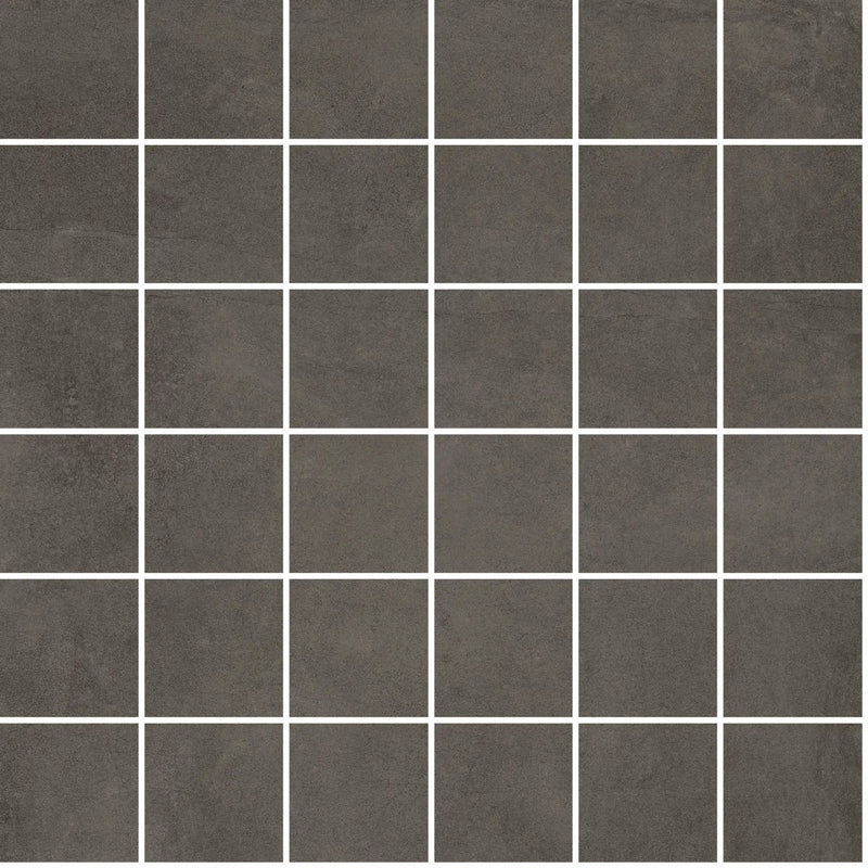Attitude Calm Brown Cove Base Concrete Look Porcelain 6x12