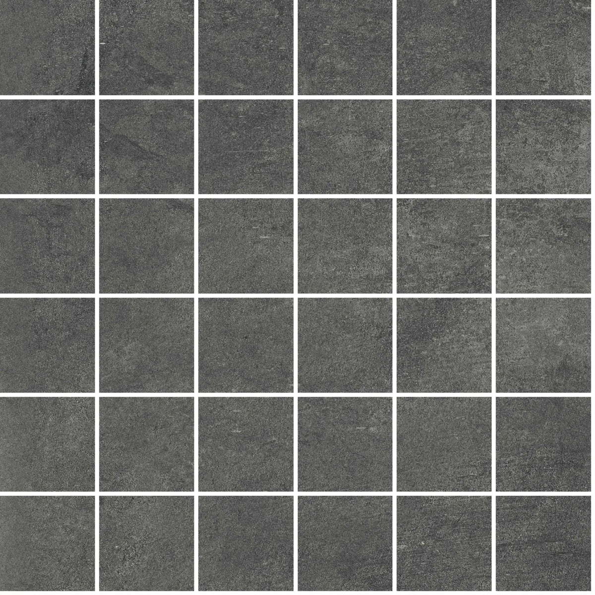 Attitude Dark Grey Mosaic A Concrete Look Porcelain Mosaics 12x12