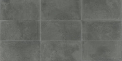 Attitude Dark Grey Bullnose Concrete Look Porcelain Moldings 3x24