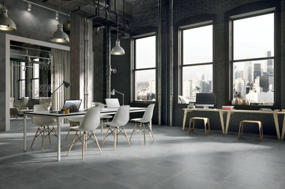 Attitude Simply Grey Concrete Look Porcelain Tiles 24x24