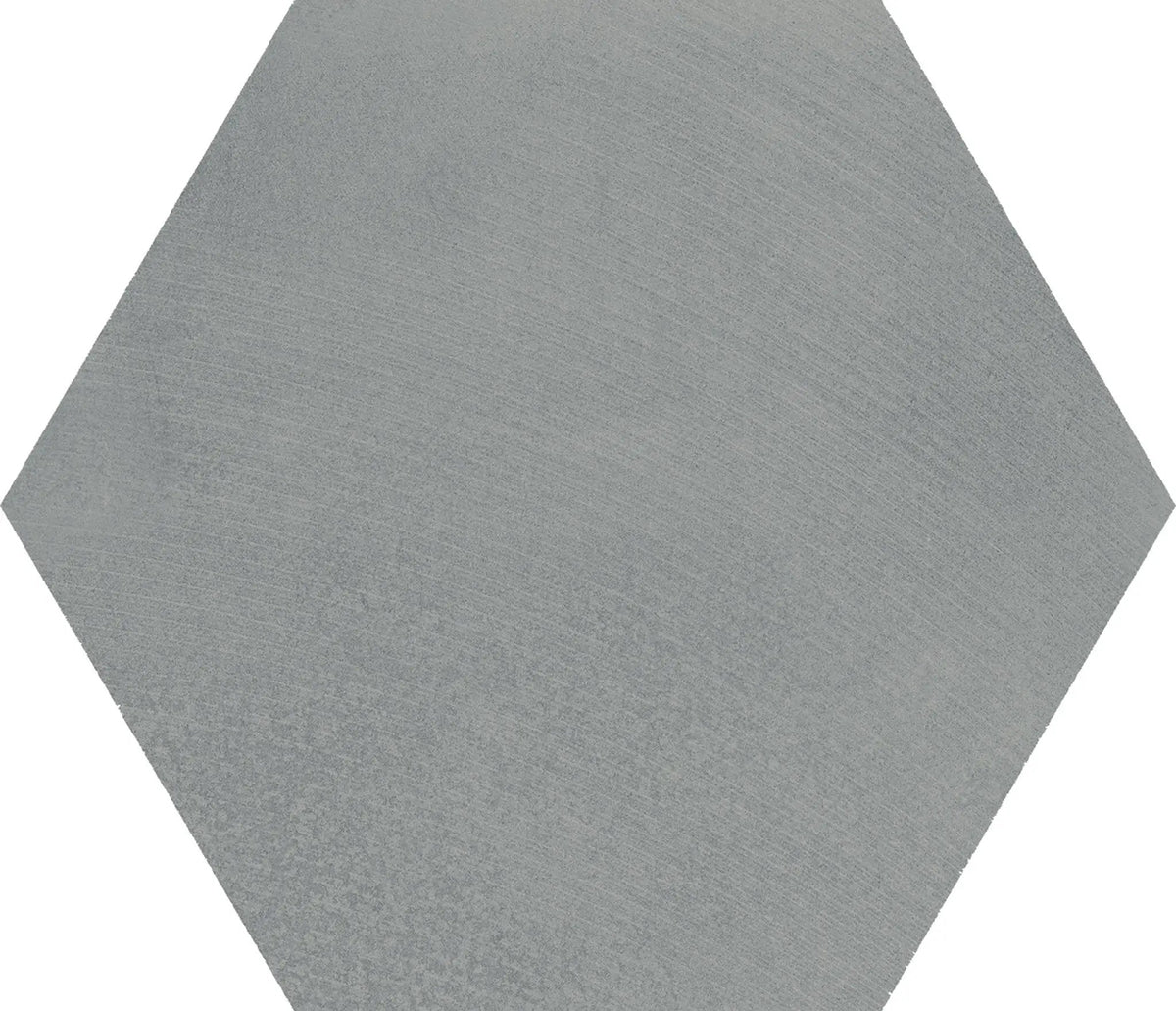 Attitude Simply Grey Hexagon 8 1/ Concrete Look Porcelain Tiles 8.5x10
