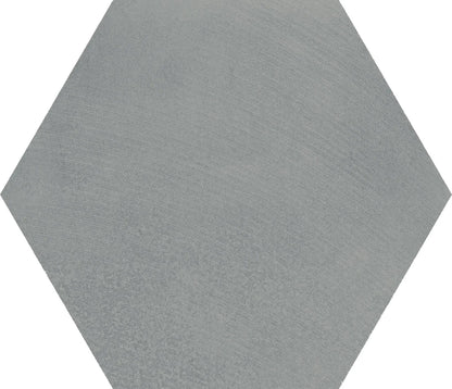 Attitude Simply Grey Hexagon 8 1/ Concrete Look Porcelain Tiles 8.5x10