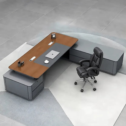 Audley · Modern L-Shaped Executive Desk