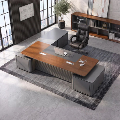Audley · Modern L-Shaped Executive Desk
