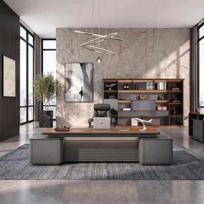Audley · Modern L-Shaped Executive Desk
