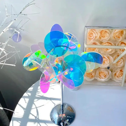 Aurora acrylic projection lamp blue & purple tree – bedroom night light
