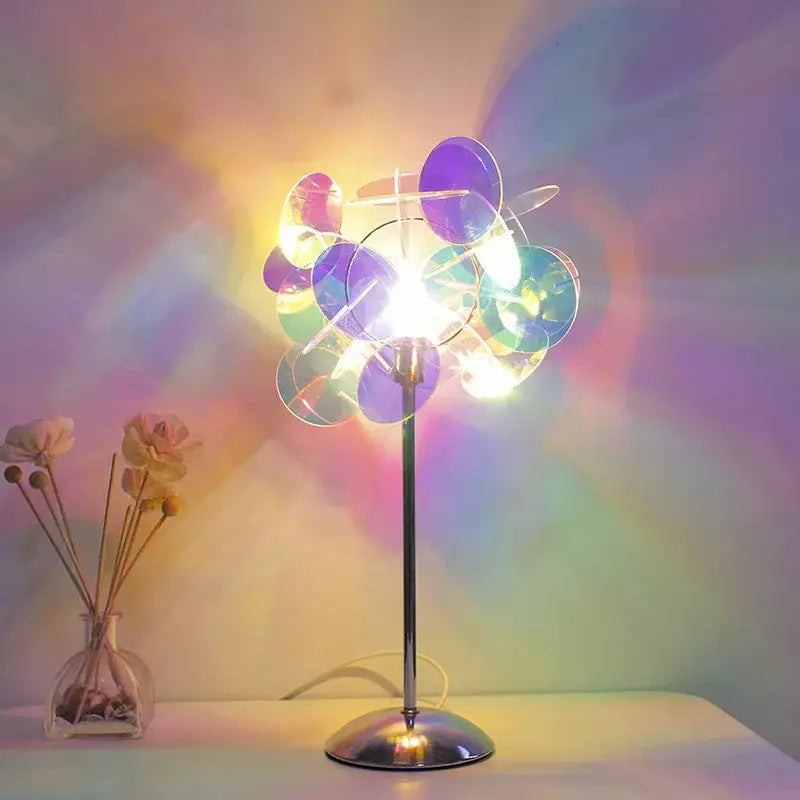 Aurora acrylic projection lamp blue & purple tree – bedroom night light