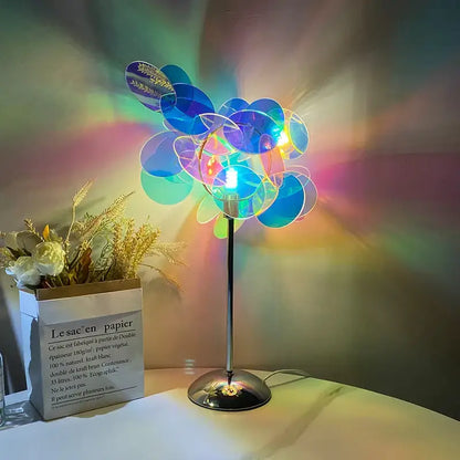 Aurora acrylic projection lamp blue & purple tree – bedroom night light