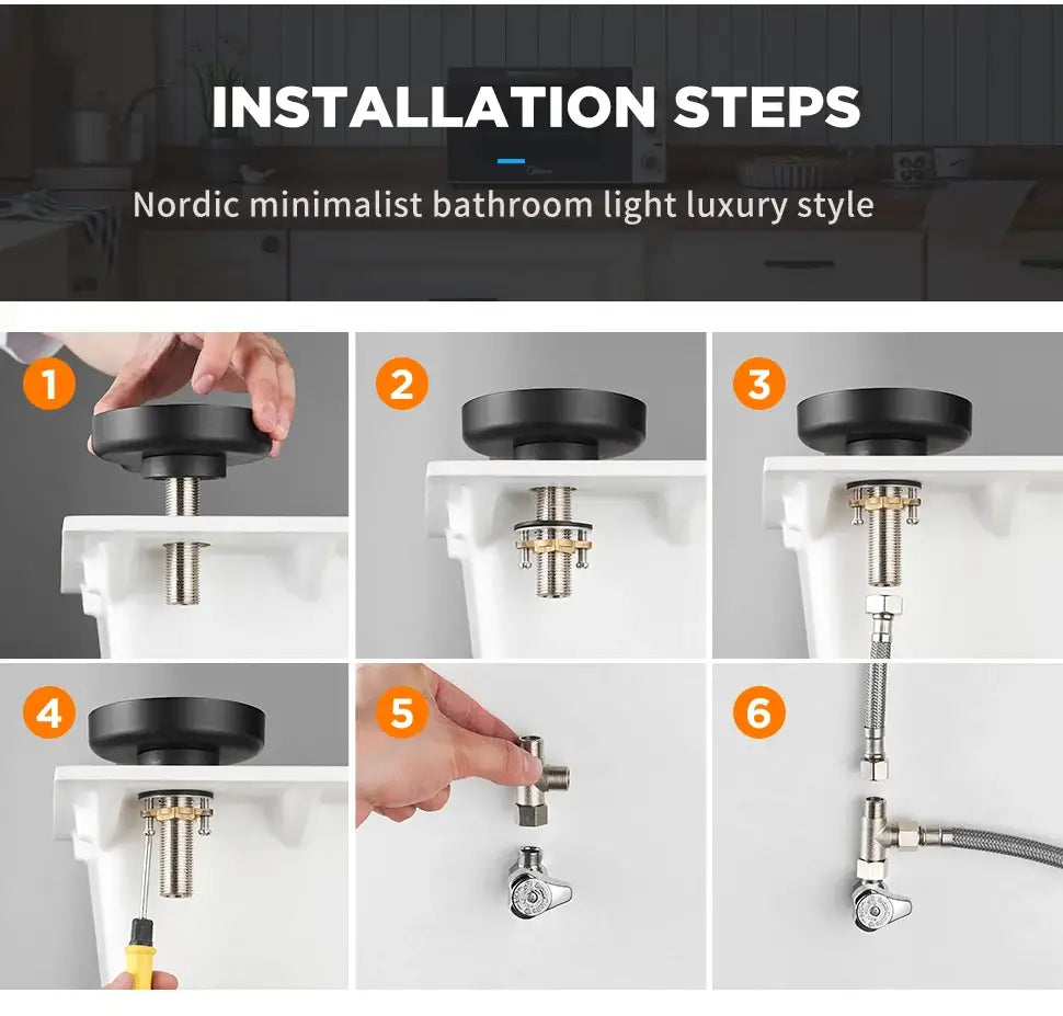 Automatic black plastic glass rinser for kitchen home bar