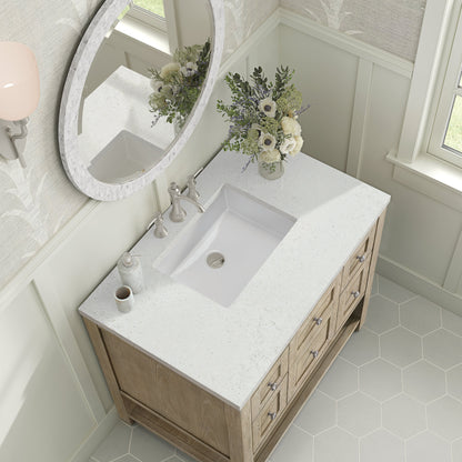 James Martin Breckenridge 36" Single Bathroom Vanity, Whitewashed Oak