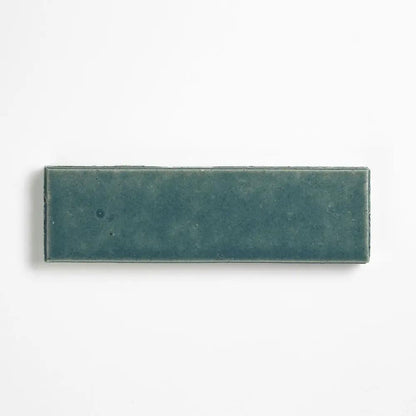 Azul Aqua Leather Ceramic Tiles 2 1/8x7 1/2