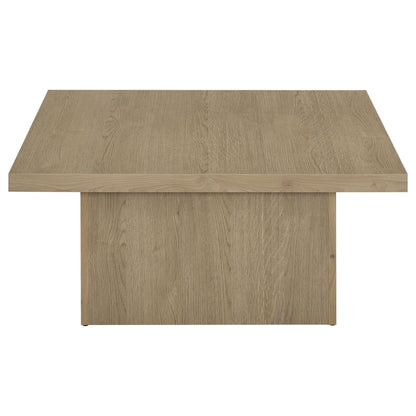Devar Square Engineered Wood Cocktail Coffee Table Latte
