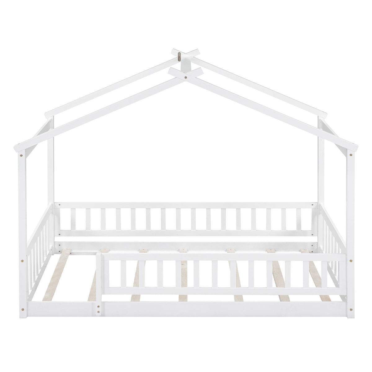 Bed House Bed Frame With Fence