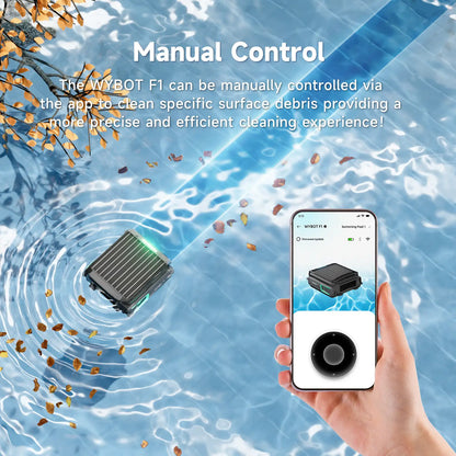 F1 Pool Skimmer Solar Powered Robotic Cleaner