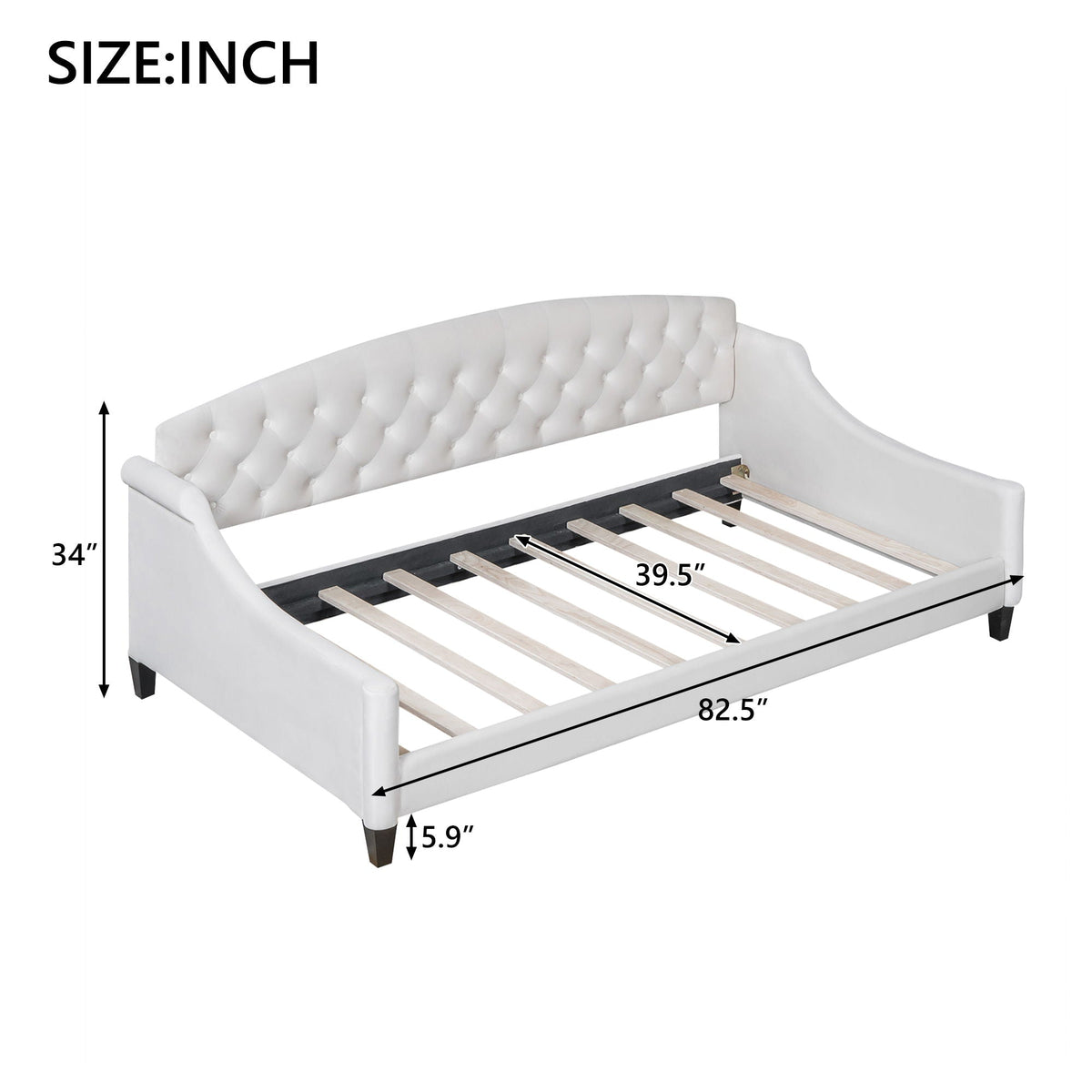 Modern Tufted Button Daybed