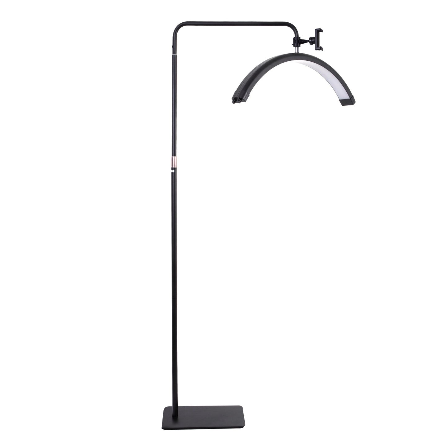 Half Moon LED Floor Lamp for Tattoos, Estheticians, Office, Living Room, Working, and Reading