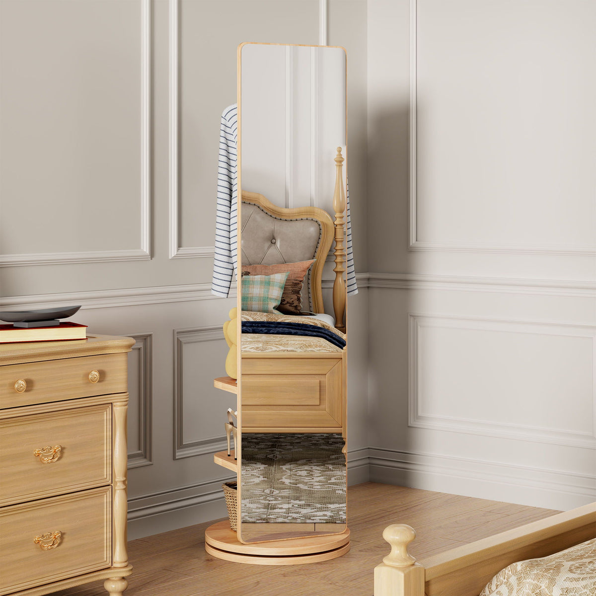 3 In 1 Multifunctional Full Length Clothing Mirror