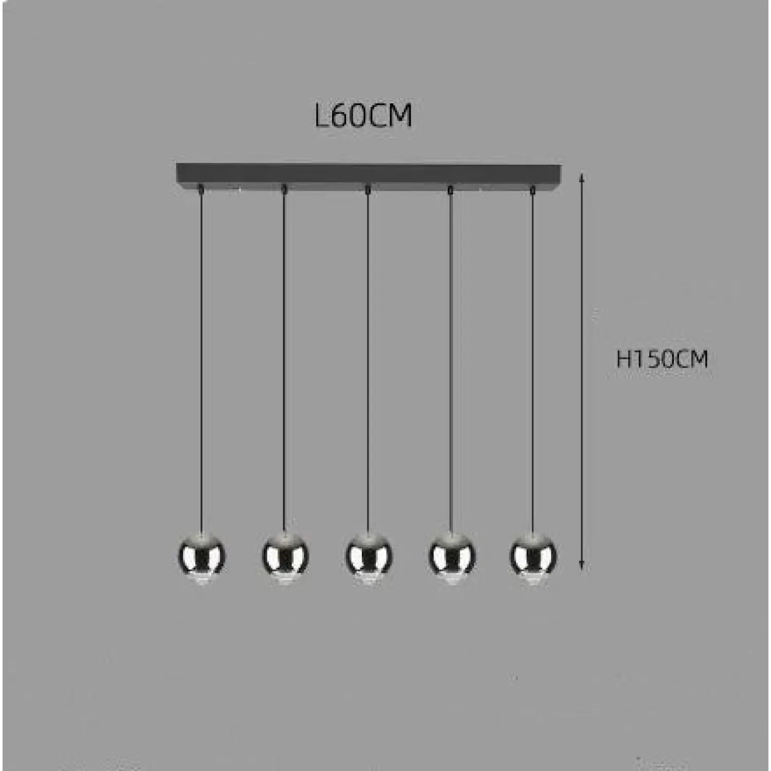 Ball Pendant Light for Living Room with Sleek Modern Design