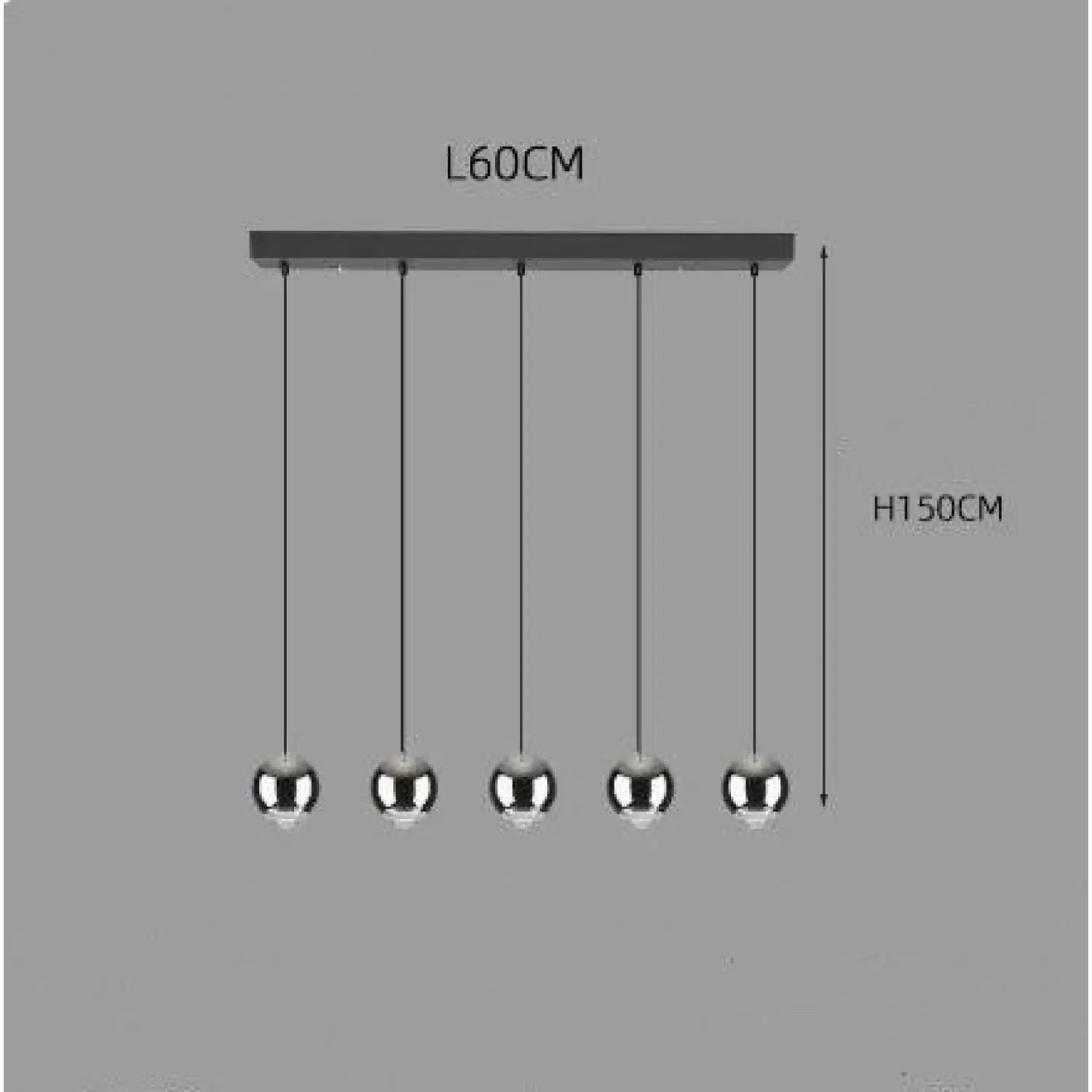 Ball Pendant Light for Living Room with Sleek Modern Design