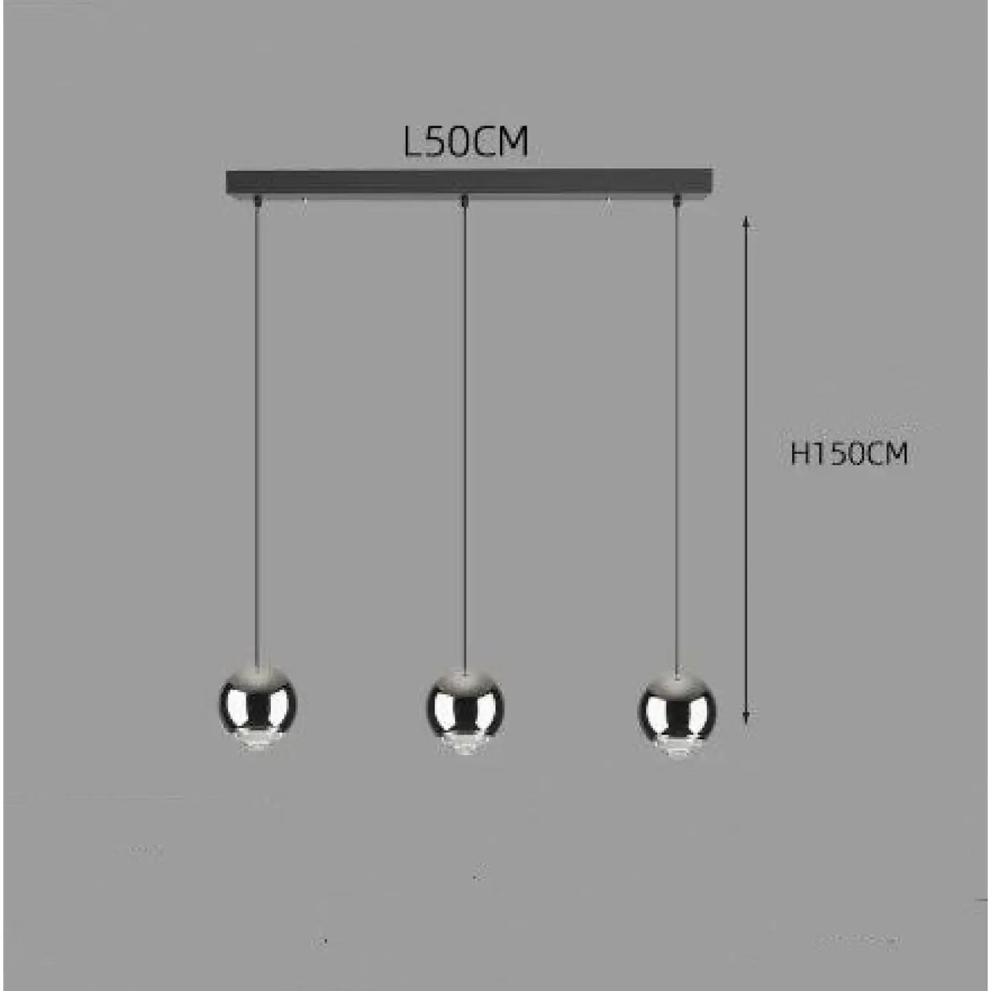 Ball Pendant Light for Living Room with Sleek Modern Design