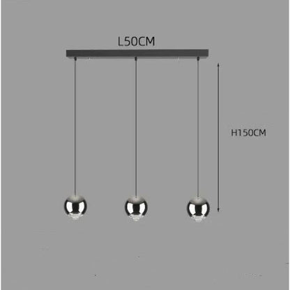 Ball Pendant Light for Living Room with Sleek Modern Design