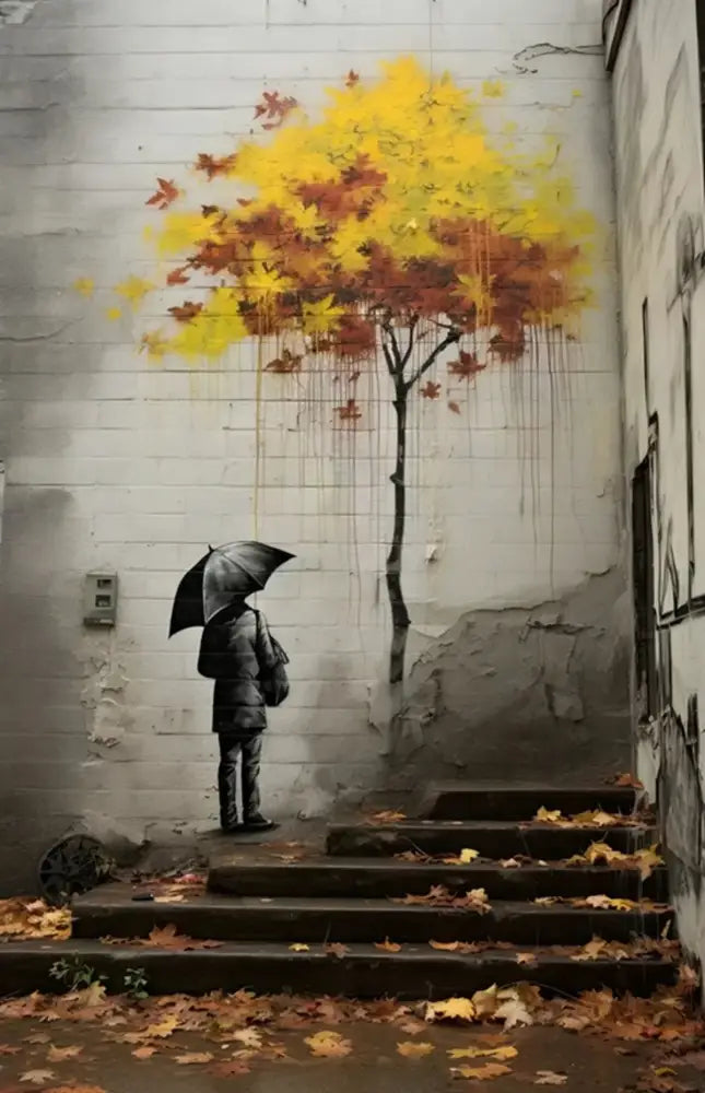Banksy girl with balloon canvas print set of 6 living room wall art