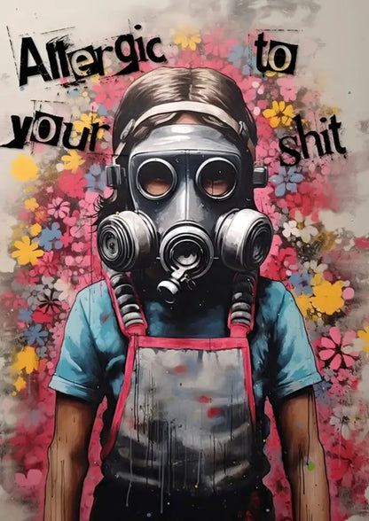 Banksy girl with balloon canvas print set of 6 living room wall art