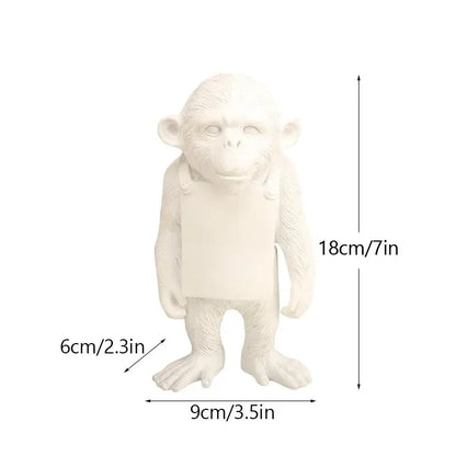 Banksy sculpture collection black & white figurines living room decor