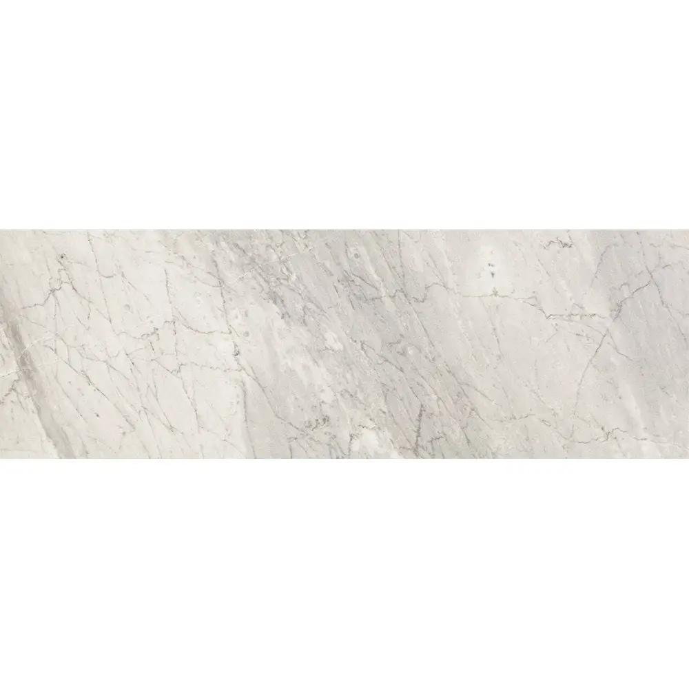 Bardiglio Gray Honed Subway Marble Look Porcelain Tiles 4x12