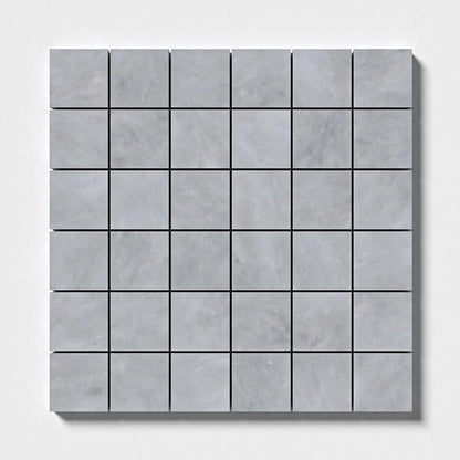 Bardiglio Light Honed 2x2 Marble Mosaics 12x12