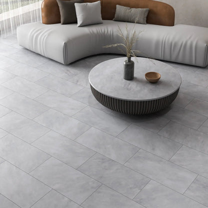 Bardiglio Light Honed Marble Tiles 12x24