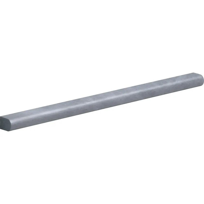 Bardiglio Light Honed Pencil Liner Marble Moldings 1/2x12