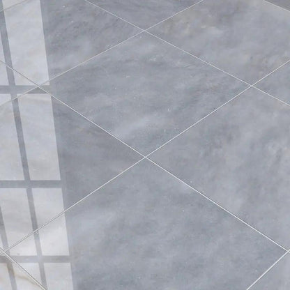 Bardiglio Light Polished Marble Tiles 18x18