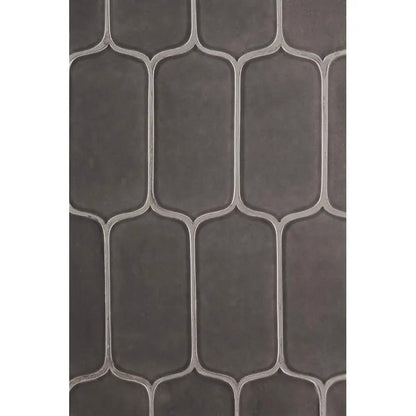 Coffee Glossy Tear Field Ceramic Tiles 3 5/8x8