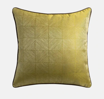 Baroque floral olive & gold cushion covers living room decor