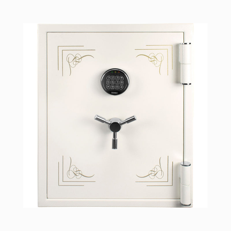 Barska 2.75 CF White Fireproof Jewelry Safe With Jewelry Storage Drawer (SAK69047)