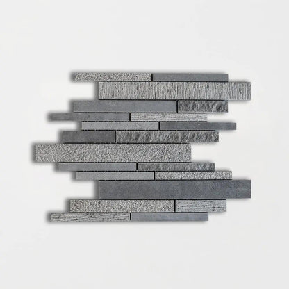 Basaltina Multi Finish Split Face Basalt Mosaics 11 1/2x11 13/16