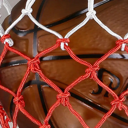Basketball style pendant light orange & white kids bedroom lamp
