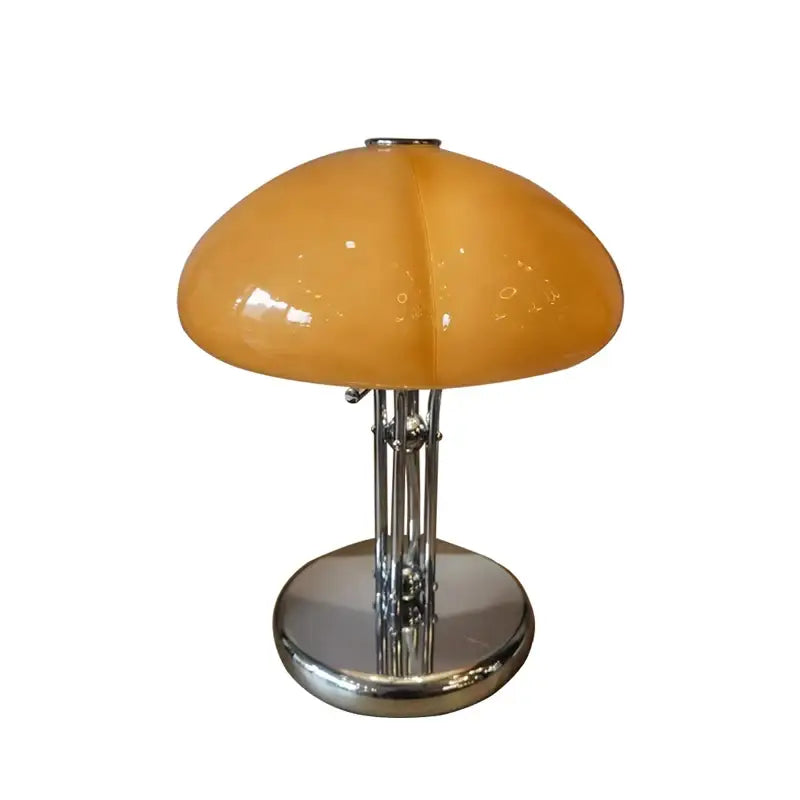 Bauhaus amber glass medieval table lamp for bedroom atmosphere