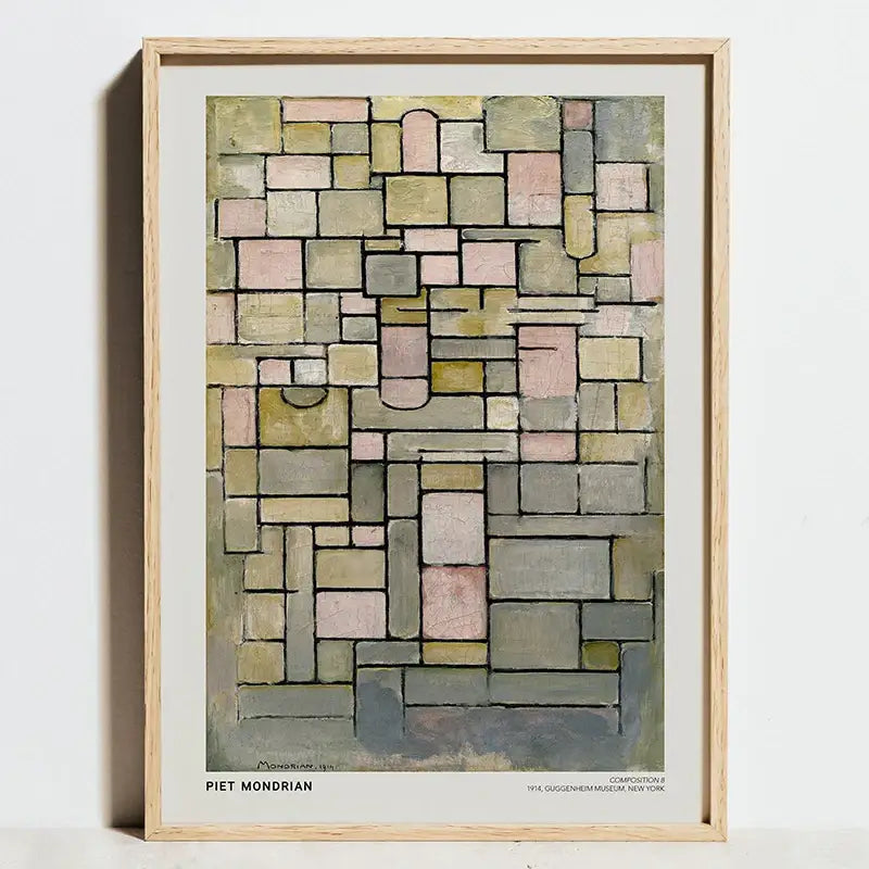Bauhaus geometric orange exhibition posters canvas living room art