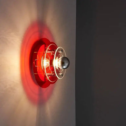 Bauhaus modern acrylic ufo led wall lamp for living room