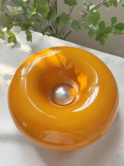 Bauhaus orange donut wall lamp bedroom atmosphere light